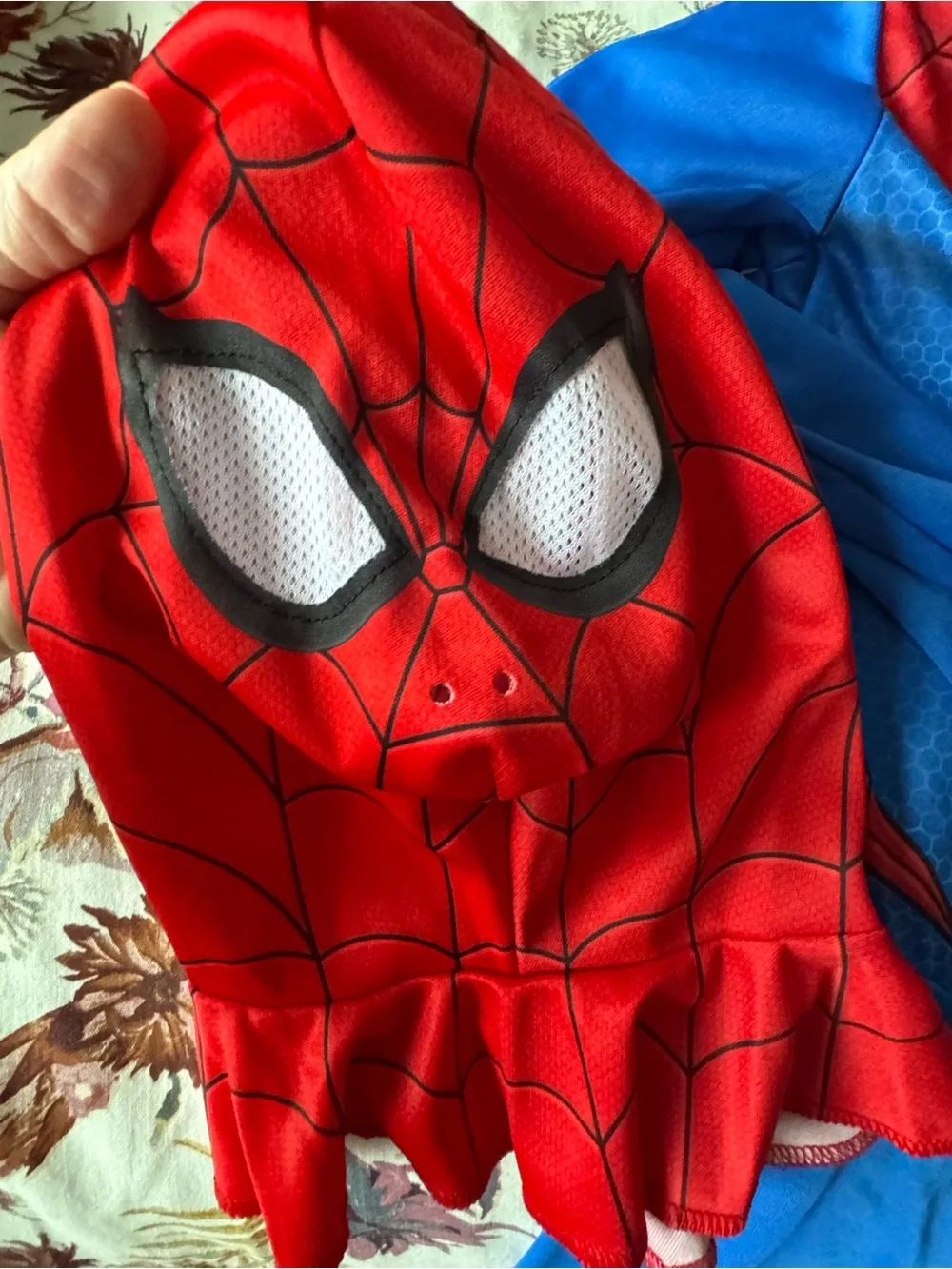 Spider-Man Kids Costume - Superhero Jumpsuit and mask- size small